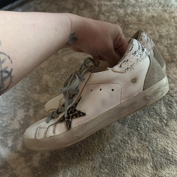 Golden Goose Superstar Sequin Cheetah Sneakers 38 - Picture 4 of 9